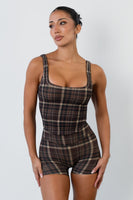 Cloud II® U Tank - Espresso Plaid