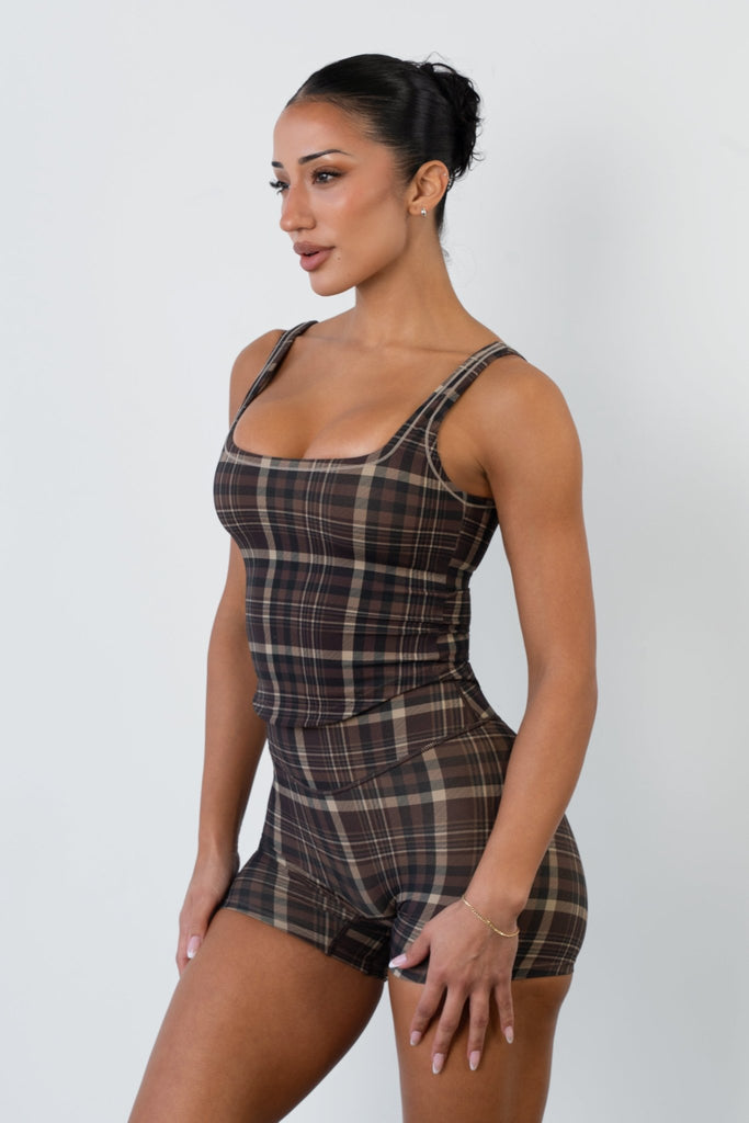 Cloud II® U Tank - Espresso Plaid