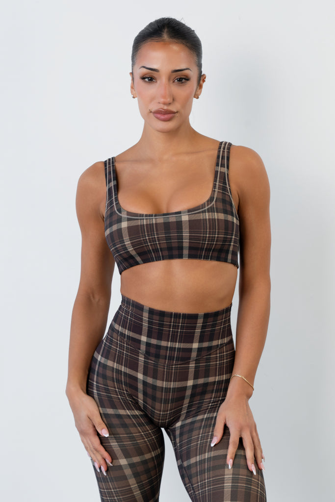 Cloud II® U Bra - Espresso Plaid