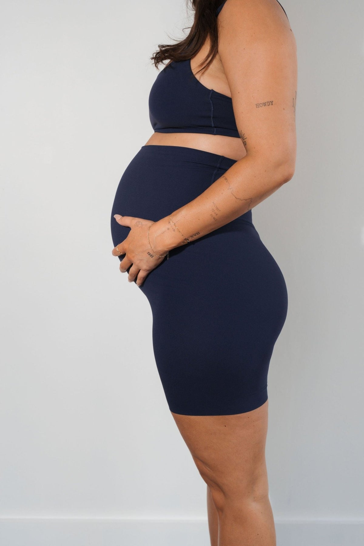 Cloud II® Maternity Rider Short - Oxford