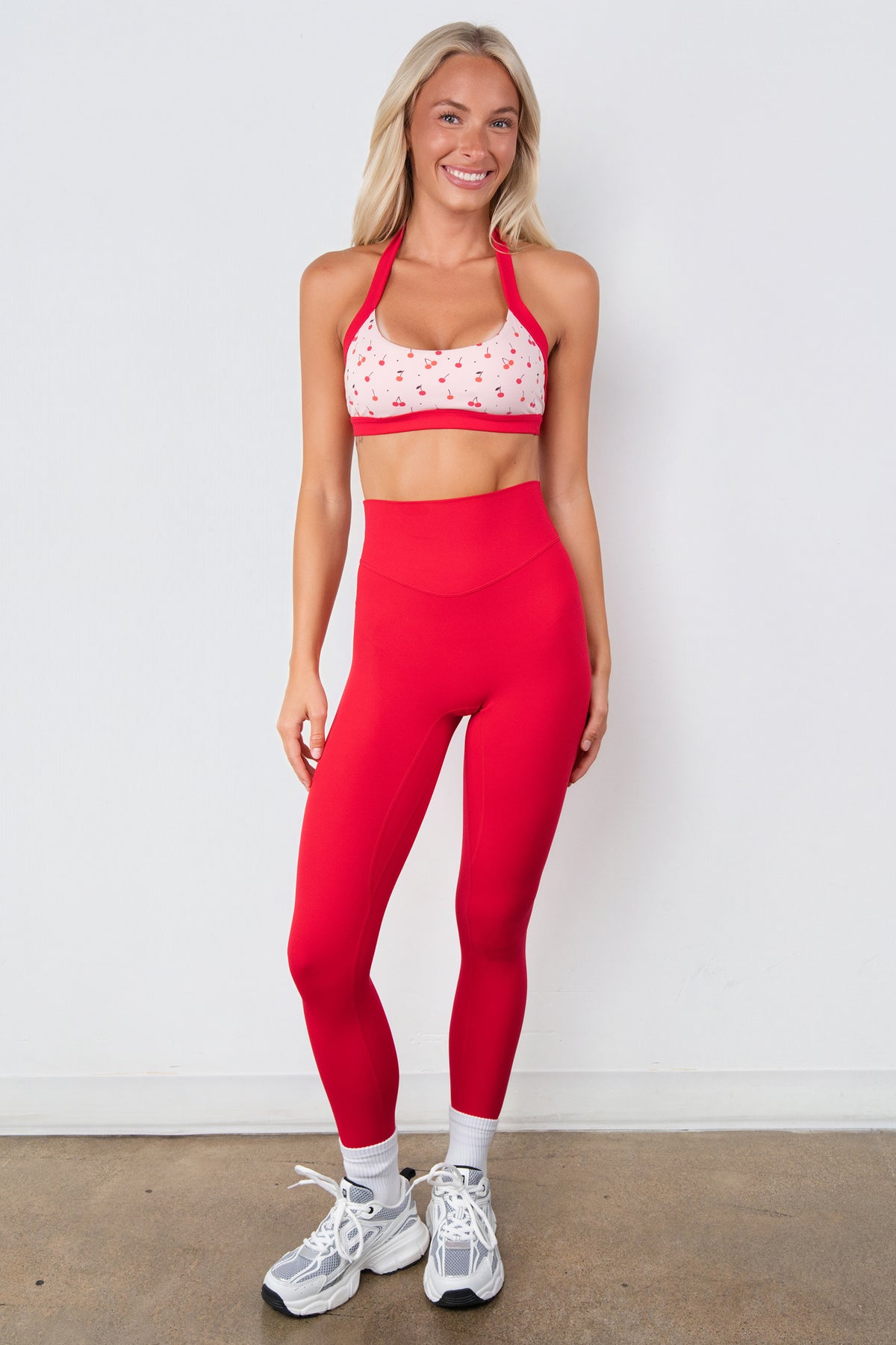 Cloud II® Mini Halter Bra - Cherry Print