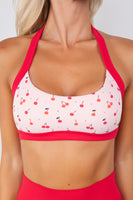 Cloud II® Mini Halter Bra - Cherry Print