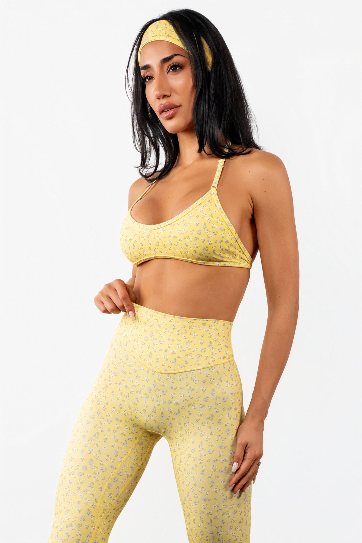 Cloud II® Micro Halter Bra - Sunny Microfloral