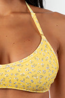Cloud II® Micro Halter Bra - Sunny Microfloral