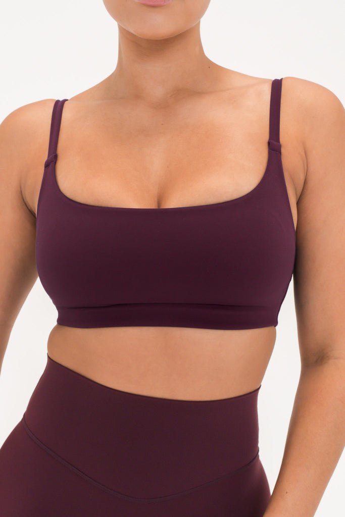 Cloud II® Scoop Bra - Wine