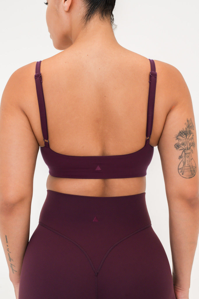 Cloud II® Scoop Bra - Wine