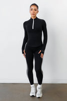 Cloud II® Half Zip Top - Midnight Contrast