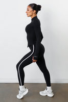 Cloud II® Half Zip Top - Midnight Contrast