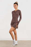 Vitality Float® Rib Boxer Short - Cocoa