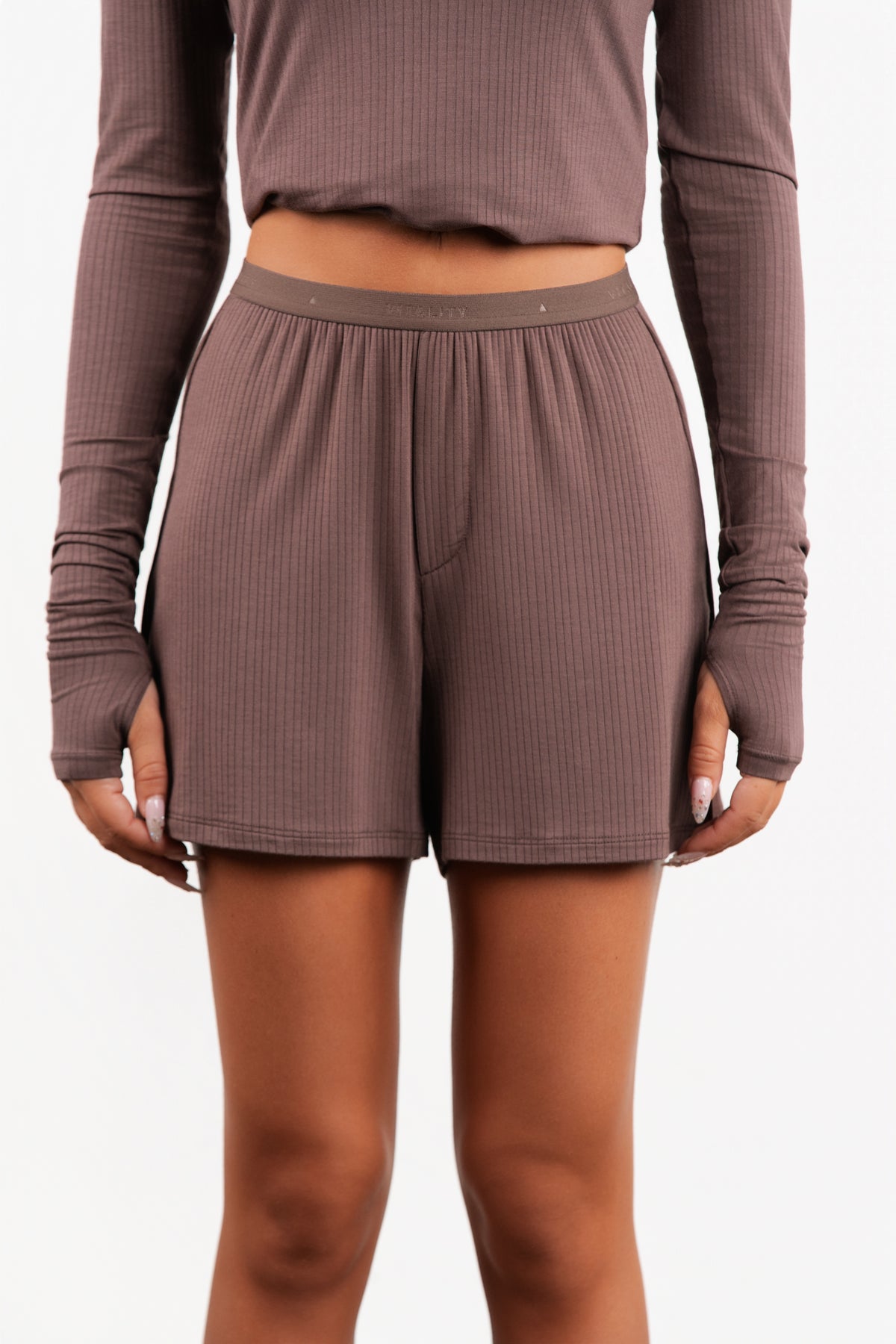 Vitality Float® Rib Boxer Short - Cocoa