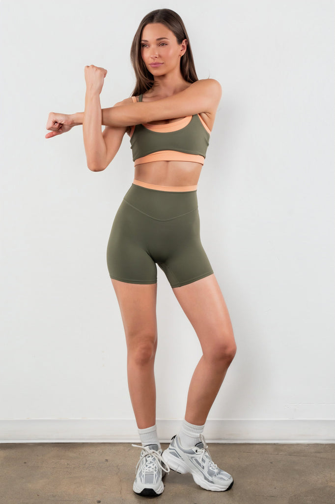 Cloud II® Contrast Volley Short - Fern