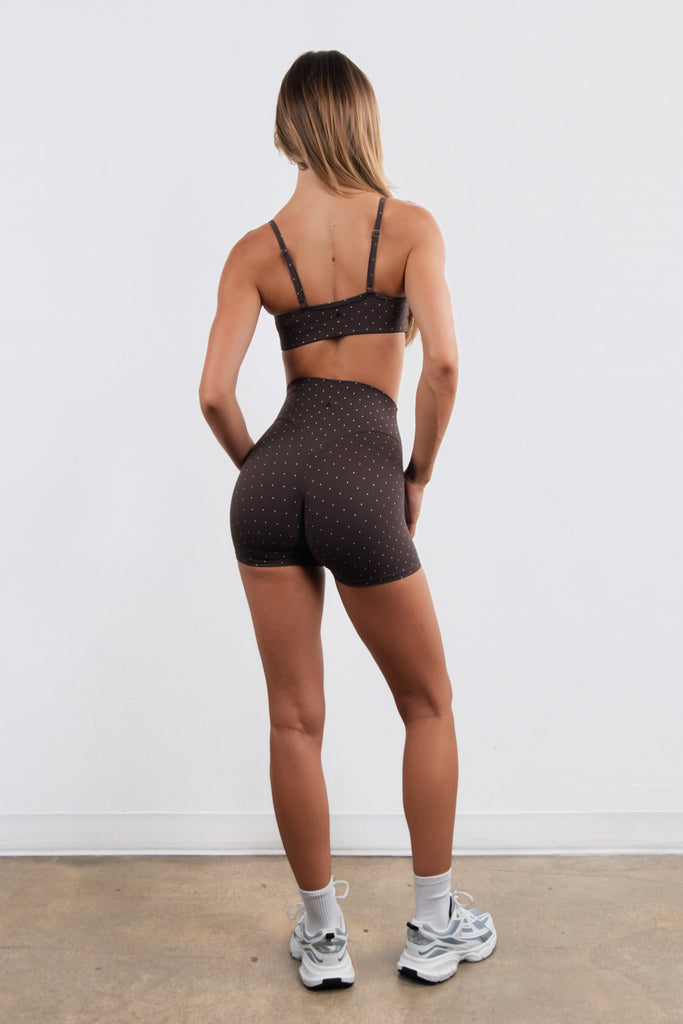 Cloud II® Volley Short - Espresso Polka Dot