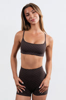 Cloud II® Stream Bra - Espresso Polka Dot