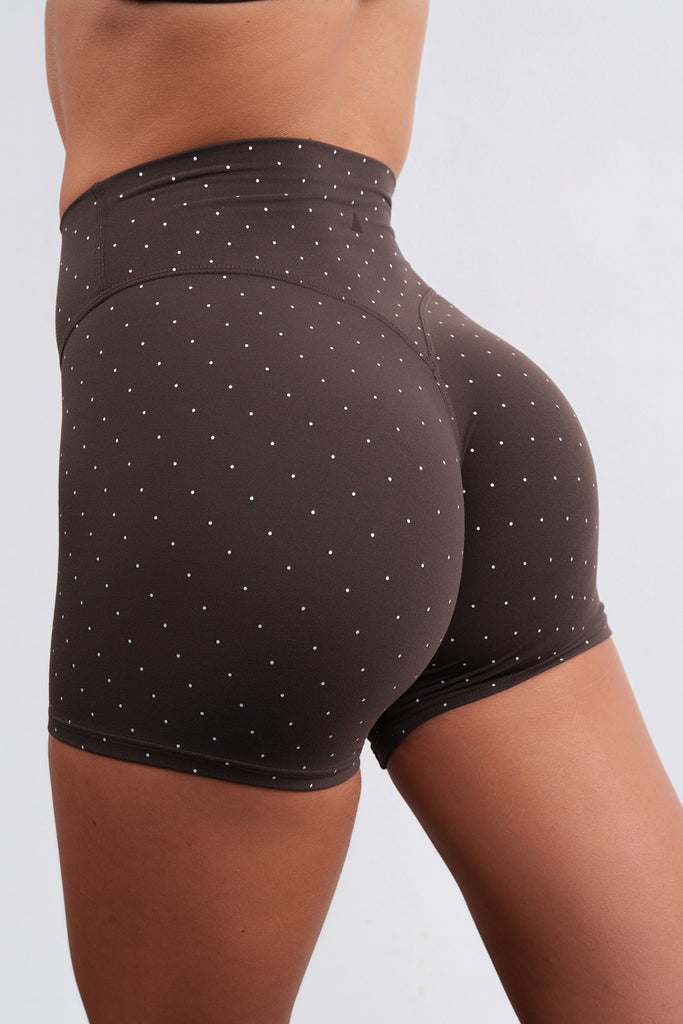 Cloud II® Volley Short - Espresso Polka Dot