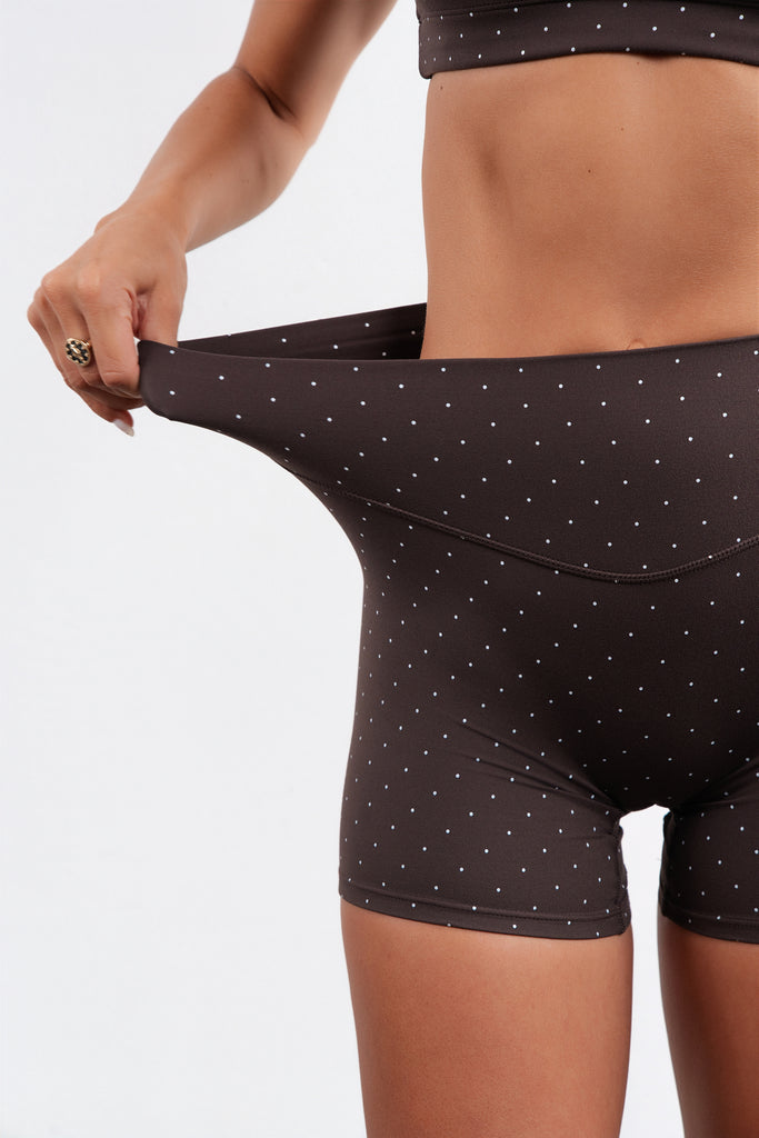 Cloud II® Volley Short - Espresso Polka Dot
