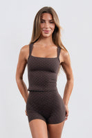 Cloud II® Together Tank - Espresso Polka Dot
