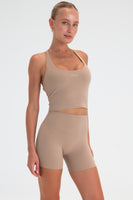 Cloud II® Lace Up Tank - Khaki