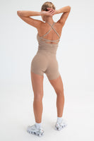 Cloud II® Lace Up Tank - Khaki