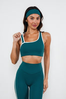 Cloud II® Swoop Bra - Spruce Contrast