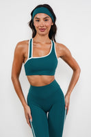Cloud II® Swoop Bra - Spruce Contrast