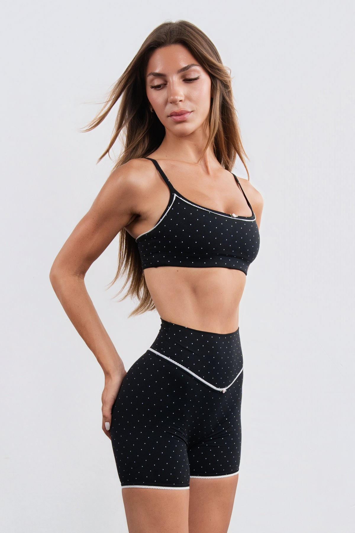 Cloud II® Stream Bra - Midnight QT Polka Dot