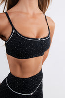 Cloud II® Stream Bra - Midnight QT Polka Dot