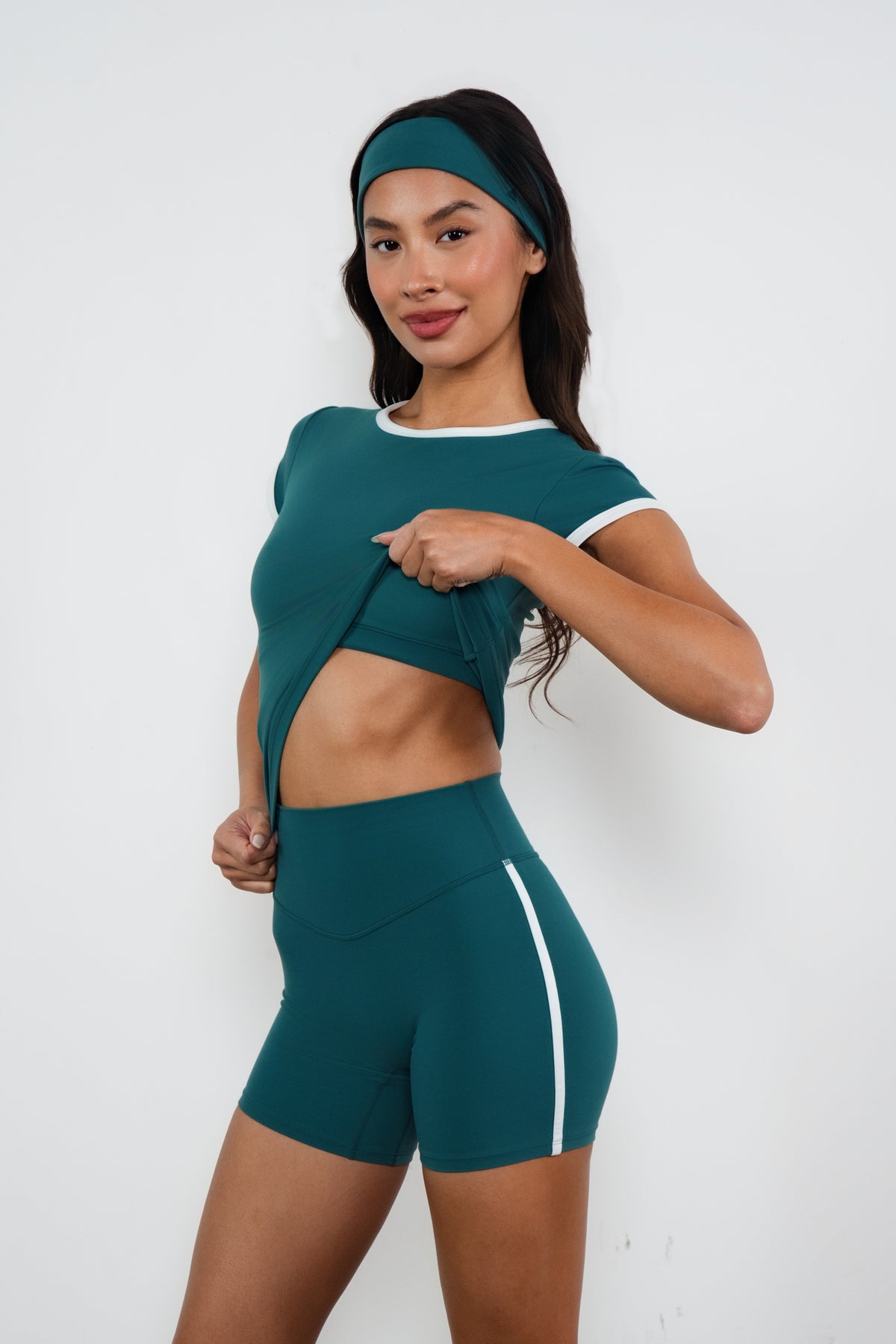 Cloud II® Bra Tee - Spruce Contrast