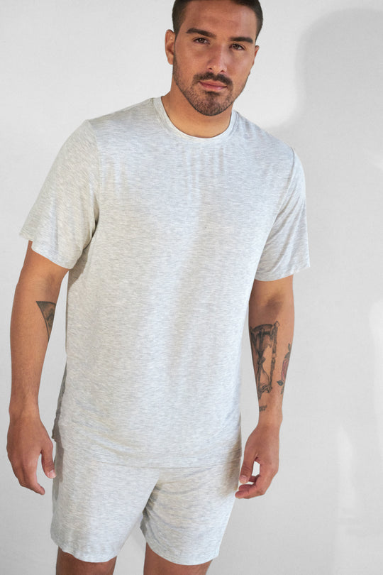 Vitality Float® Uni Basic Tee - Stone Marl