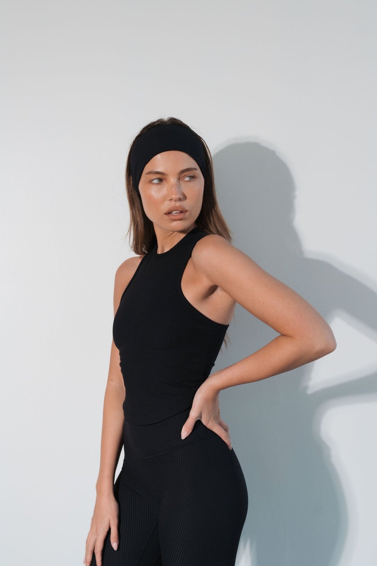 Cloud II® Rib High Neck Tank - Midnight