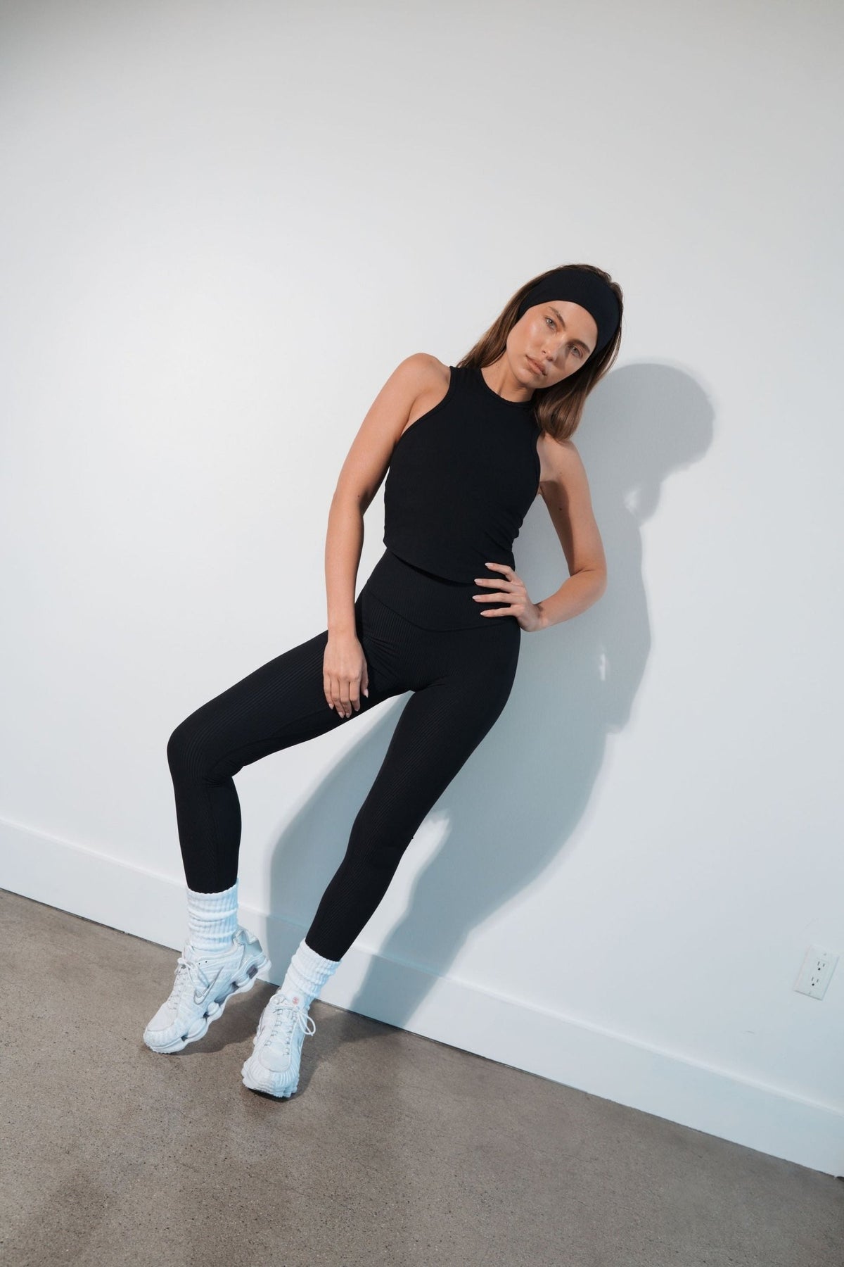 Cloud II® Rib High Neck Tank - Midnight