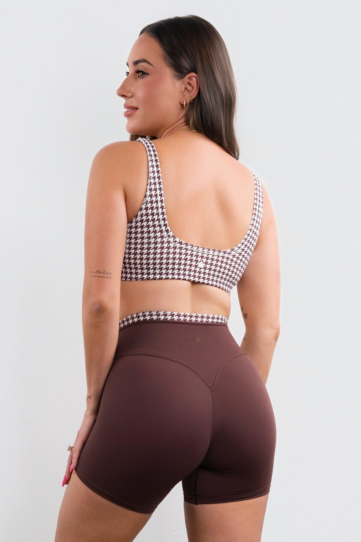 Cloud II® U Bra - Fudge Houndstooth