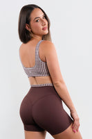 Cloud II® U Bra - Fudge Houndstooth