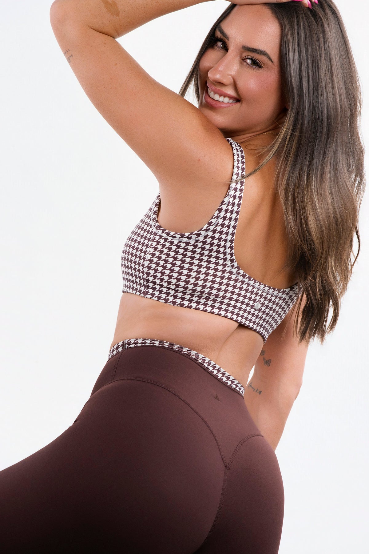 Cloud II® U Bra - Fudge Houndstooth