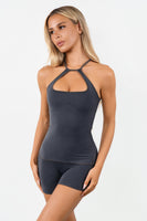 Cloud II® Outline Keyhole Tank - Carbon Washed