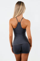 Cloud II® Outline Keyhole Tank - Carbon Washed