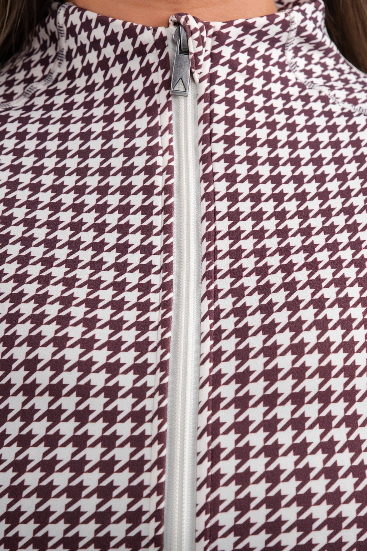 Cloud II® Frame Jacket - Fudge Houndstooth