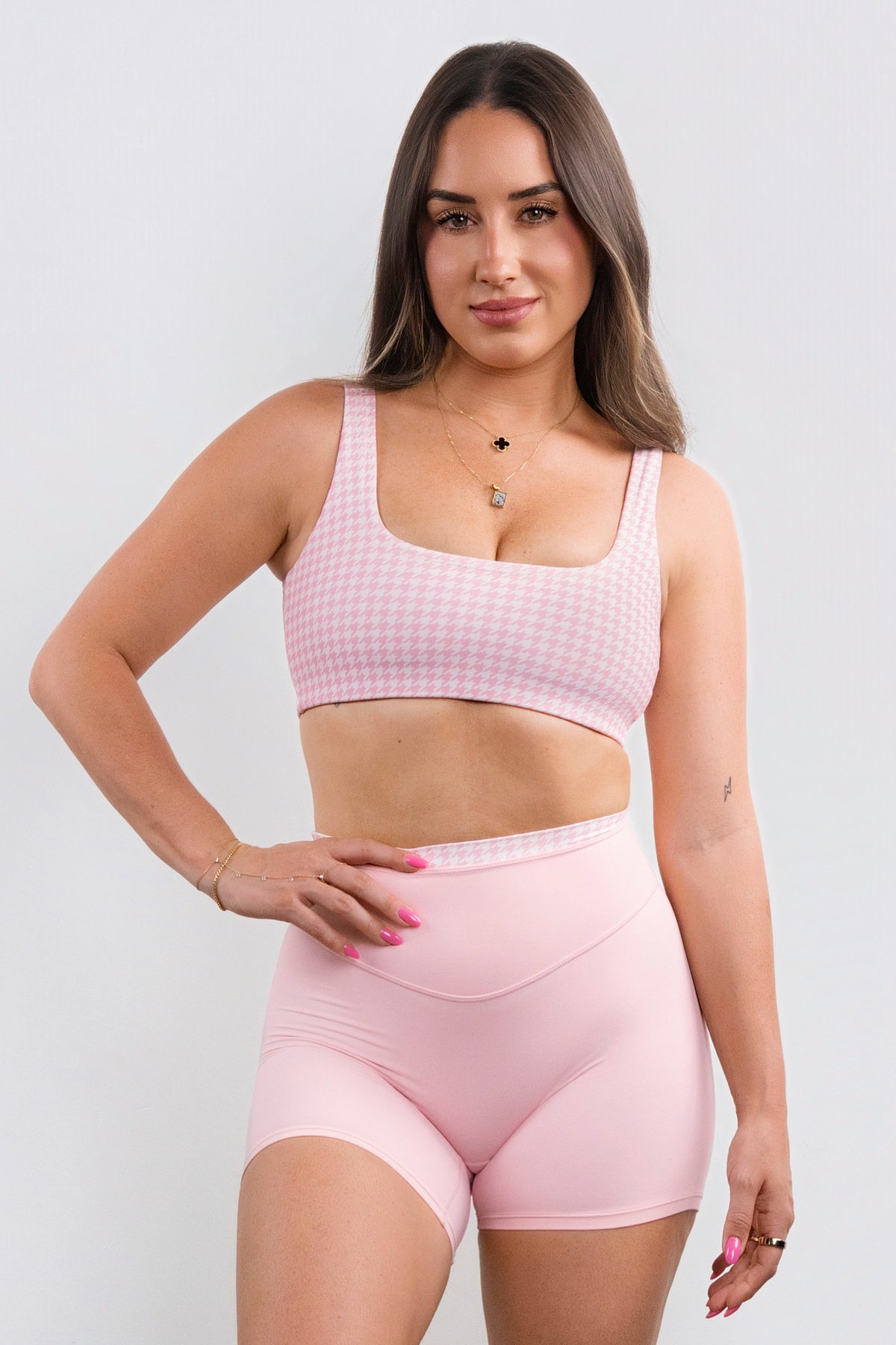 Cloud II® U Bra - Blushing Houndstooth