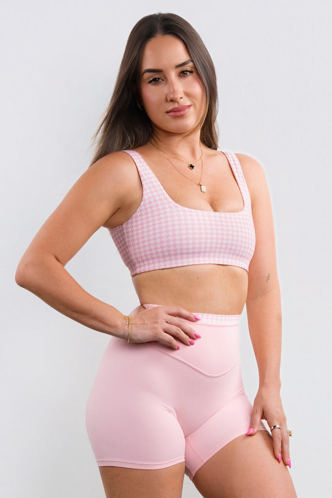 Cloud II® U Bra - Blushing Houndstooth