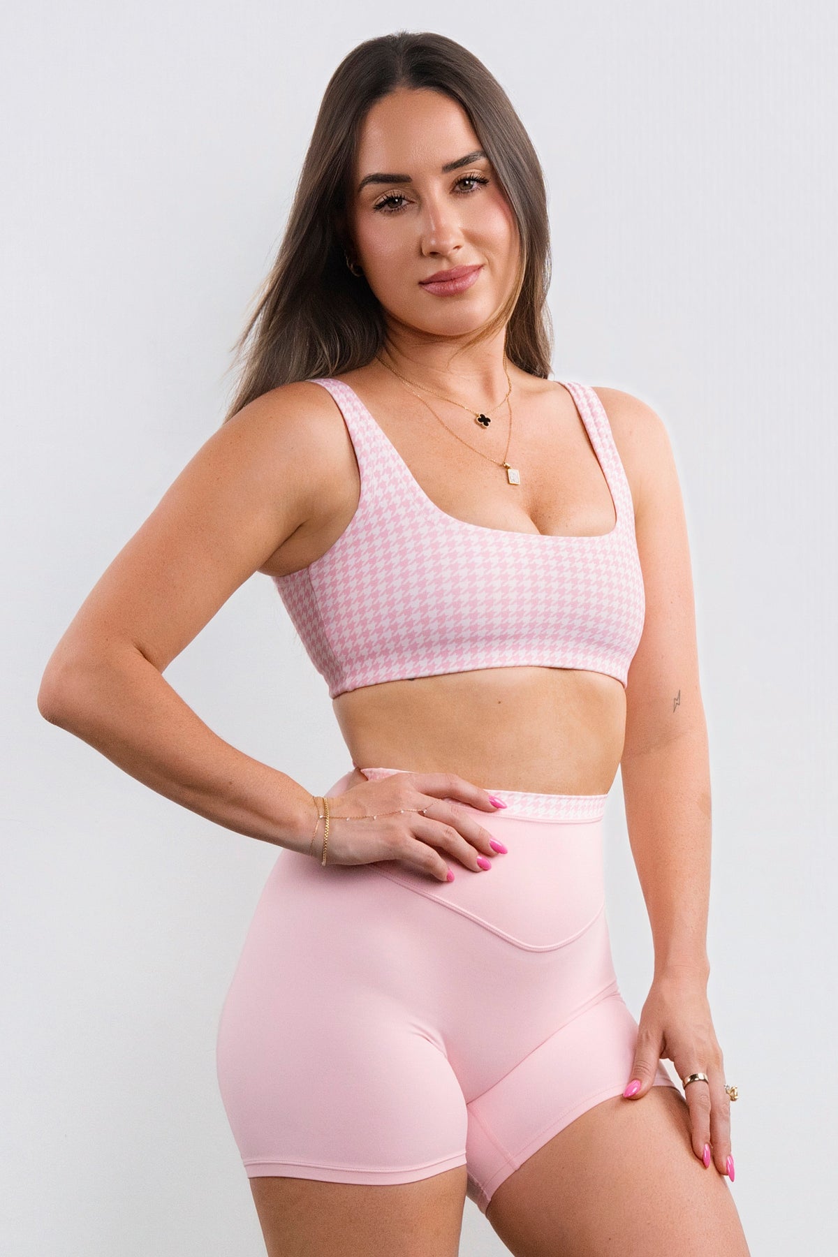 Cloud II® U Bra - Blushing Houndstooth