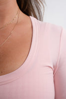 Vitality Basis® Scoop Long Sleeve - Blushing