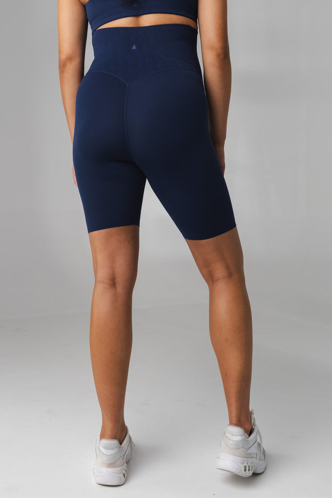 Cloud II® Maternity Biker Short - Sapphire