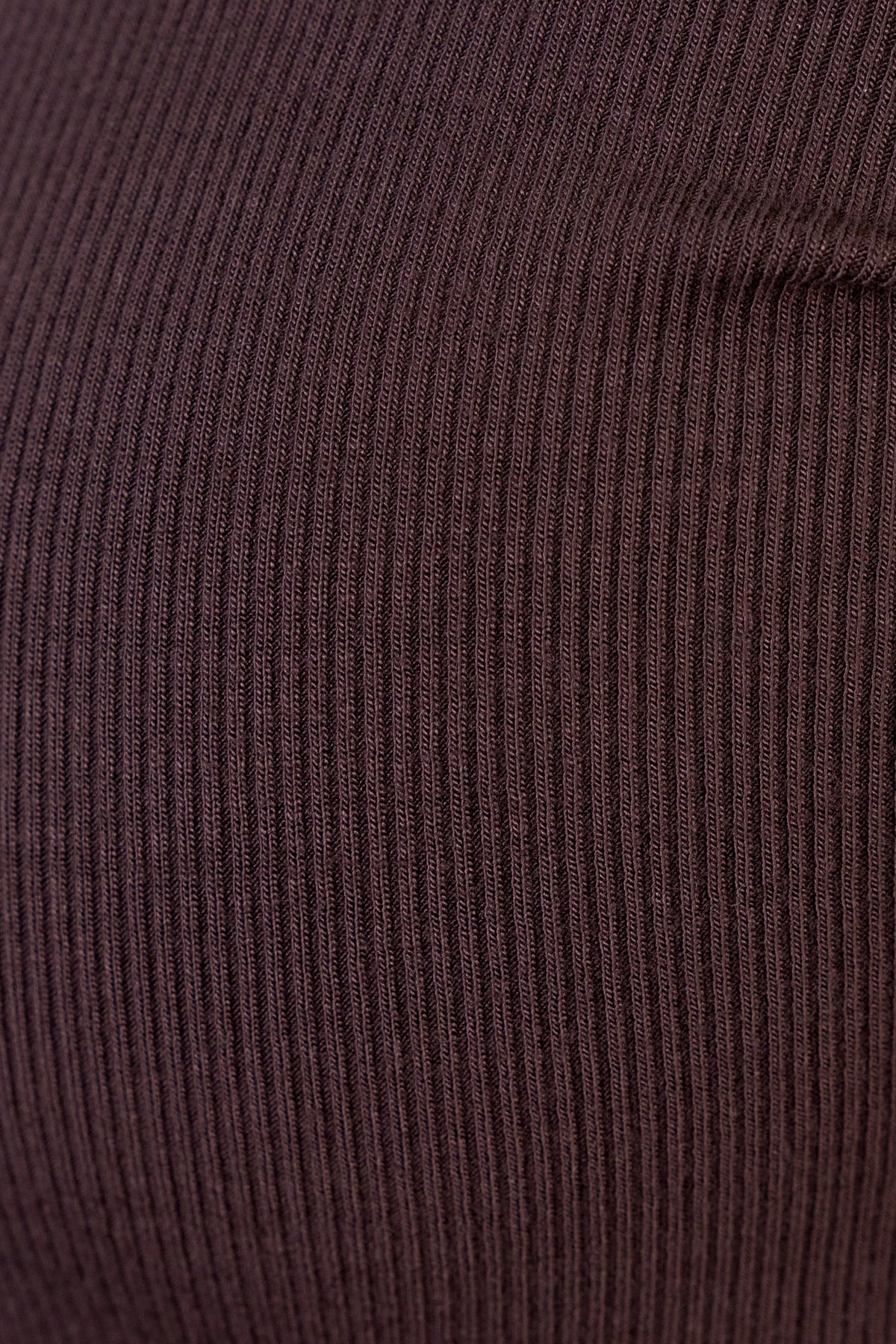 Vitality Essential Rib Scoop Top - Espresso