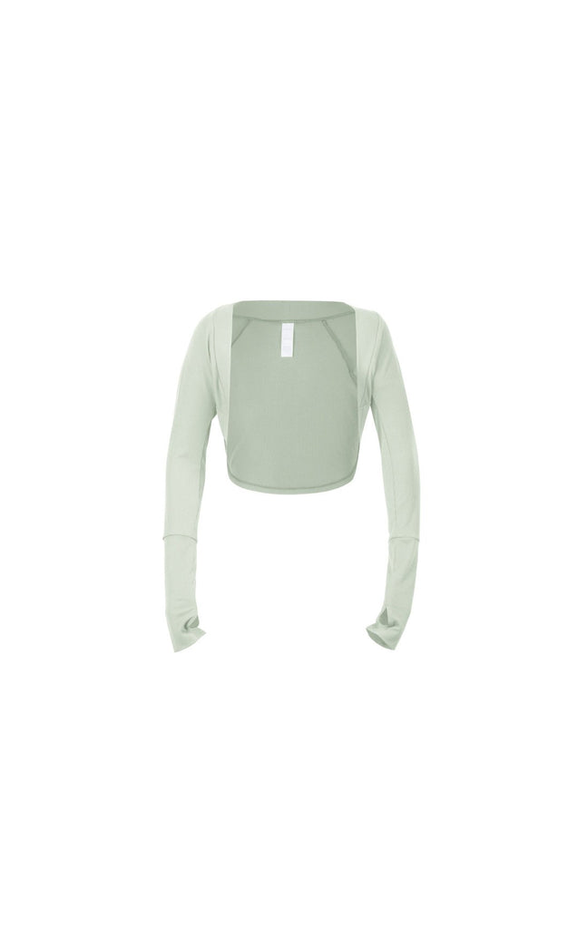 Vitality Easy® Rib Shrug - Pistachio