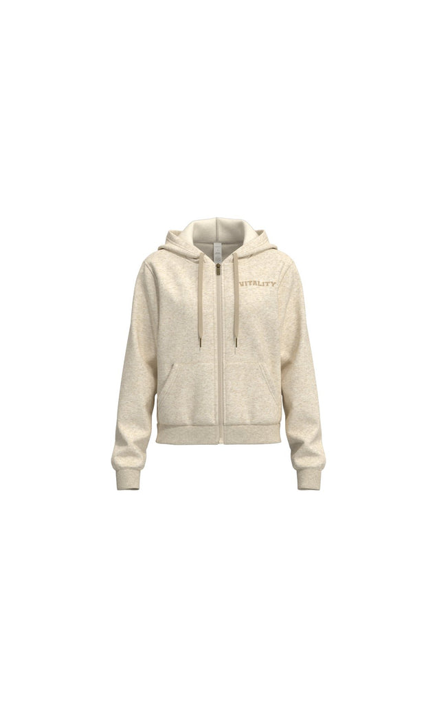 Vitality Cozy® Women's Zip - Oat Marl - Varsity