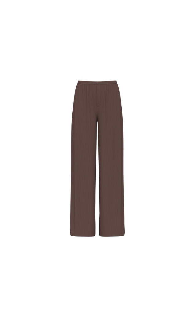 Vitality Float Rib Boxer Pant - Cocoa