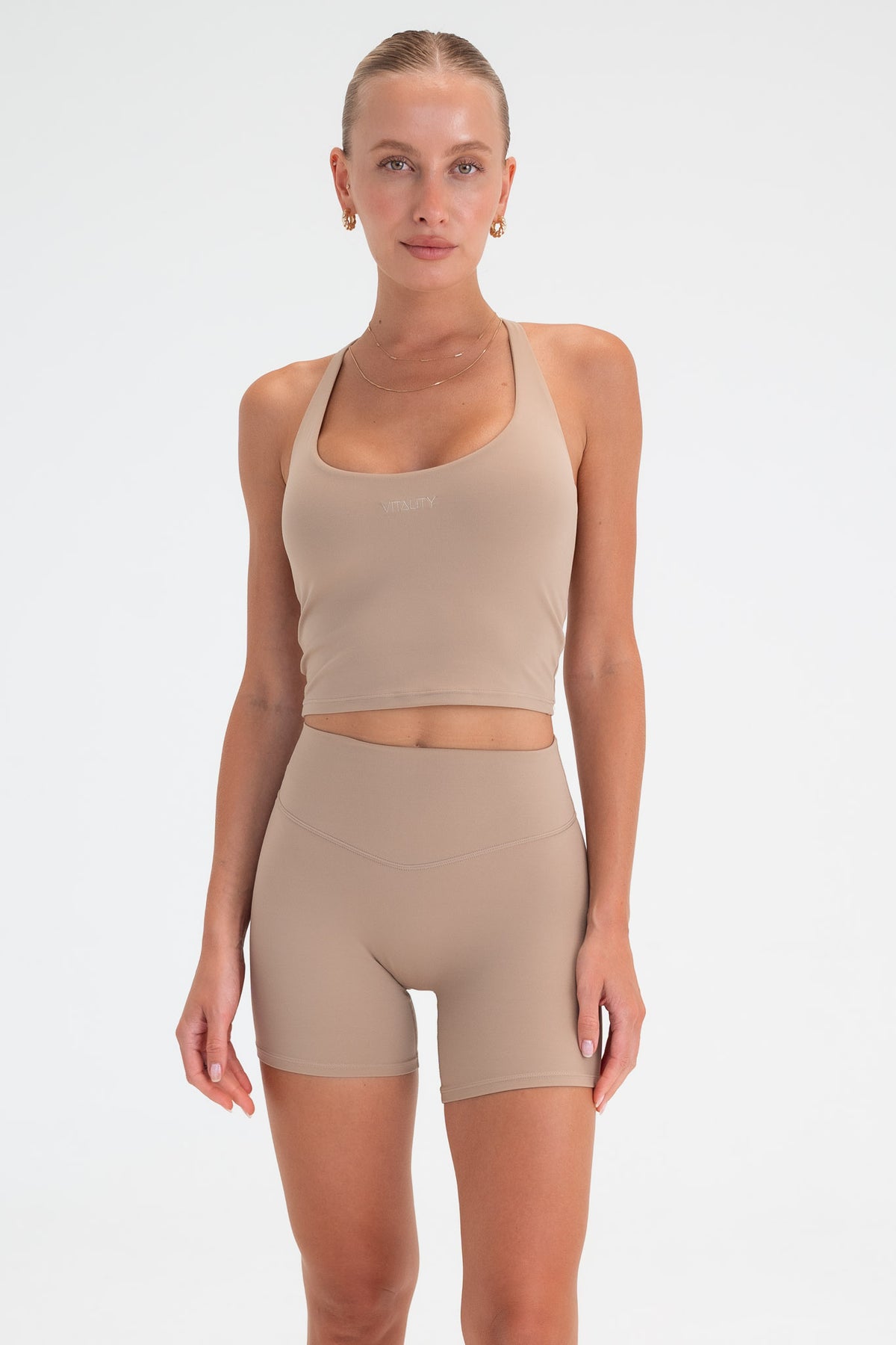 Cloud II® Lace Up Tank - Khaki