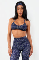 Cloud II® Micro Halter Bra - Oxford Microfloral