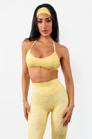 Cloud II® Micro Halter Bra - Sunny Microfloral