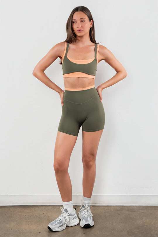 Cloud II® Contrast Volley Short - Fern