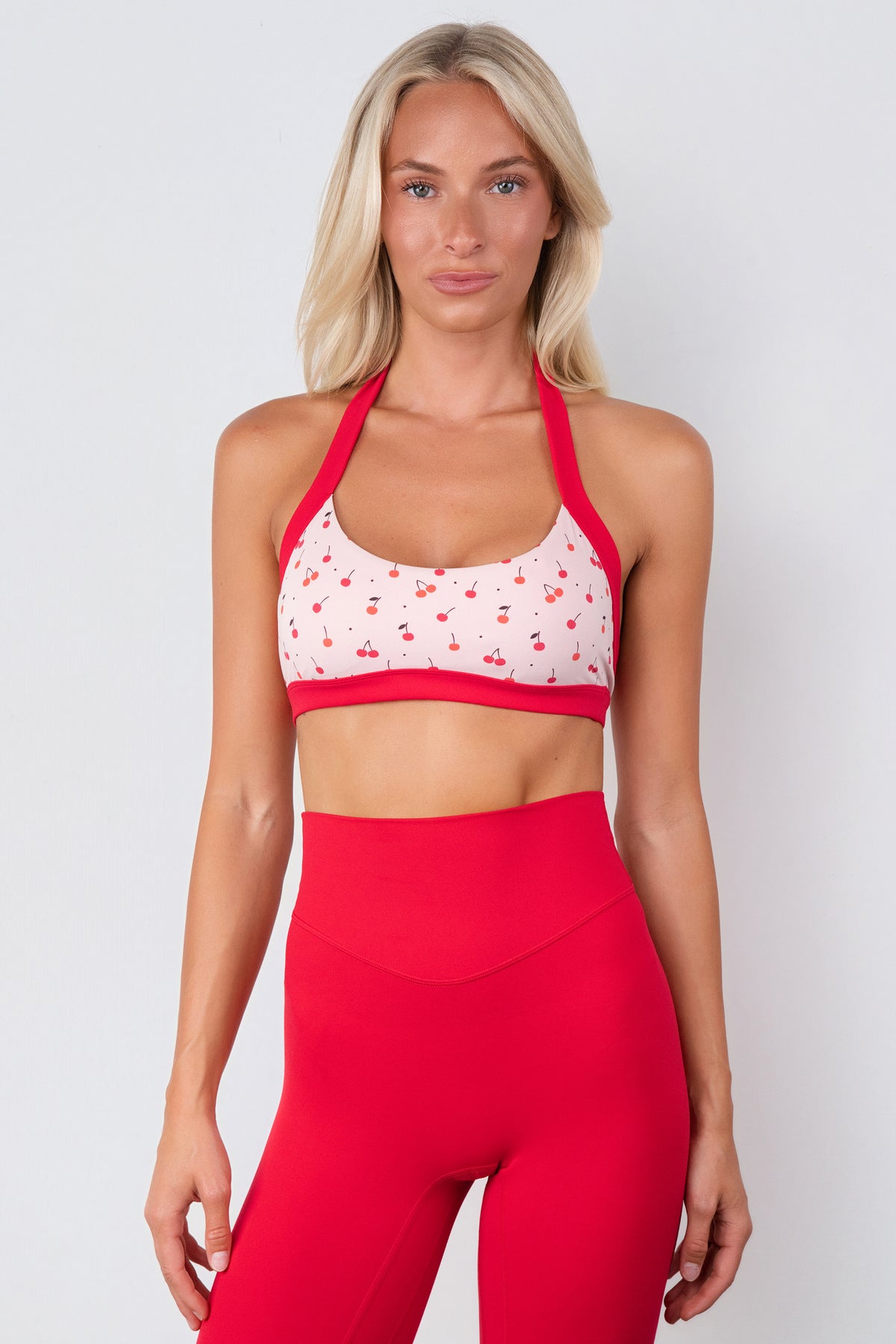 Cloud II® Mini Halter Bra - Cherry Print